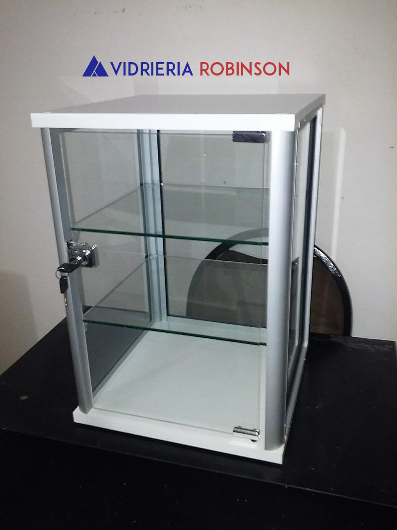 vitrinas de aluminio y vidrio