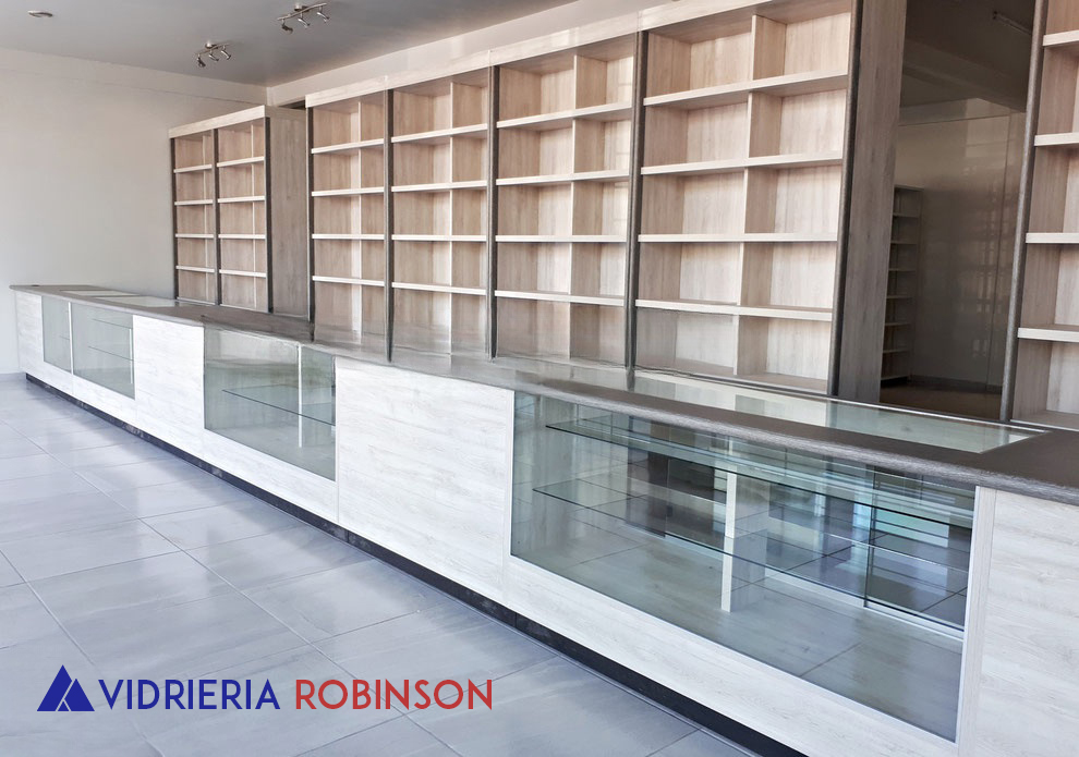 vitrinas para farmacia