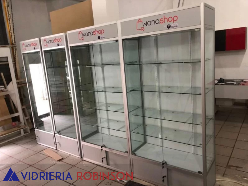 vitrinas para exhibir celulares